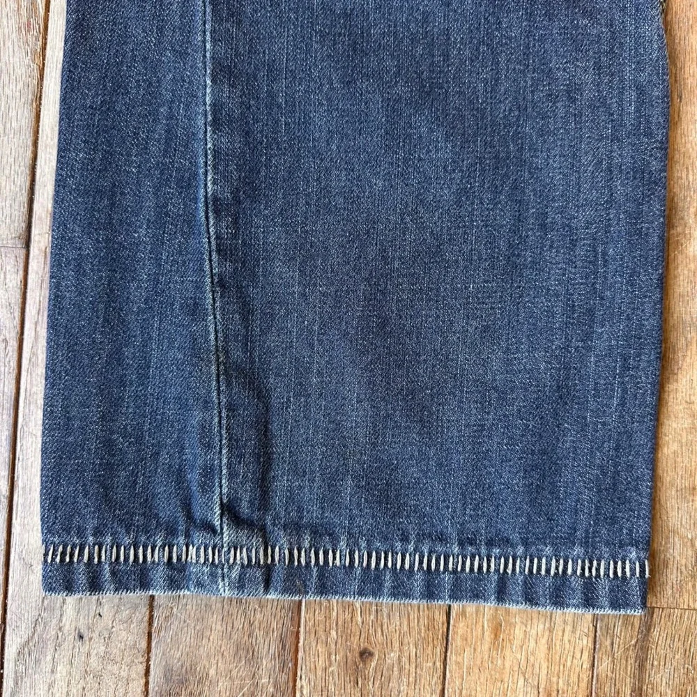 Levi's Straight Fit Jeans Mens 36x30 Button Fly Contrast Stitch‎ Casual Y2K Vtg